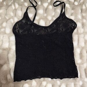 Urban Outfitters Black Lace Camisole
